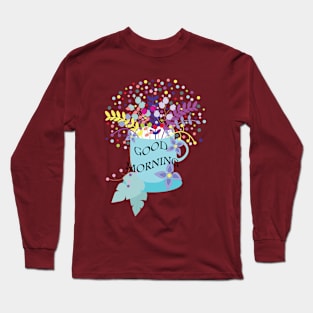 CUP OF FLOWER Long Sleeve T-Shirt